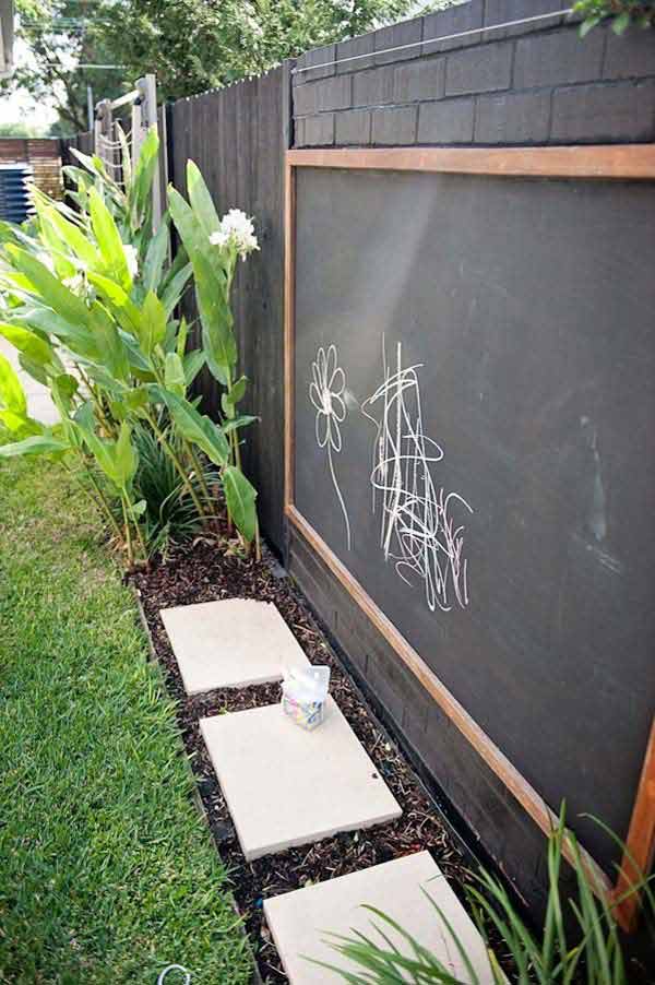 Outdoor Chalkboard.