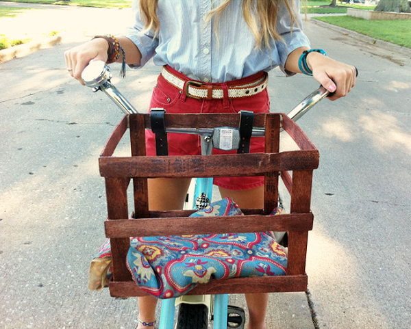 Paint Stirrer Bike Basket.