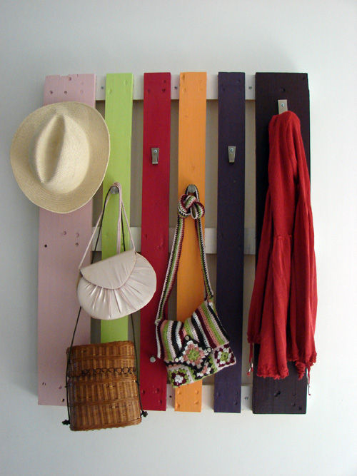 Pallet Coat Rack.