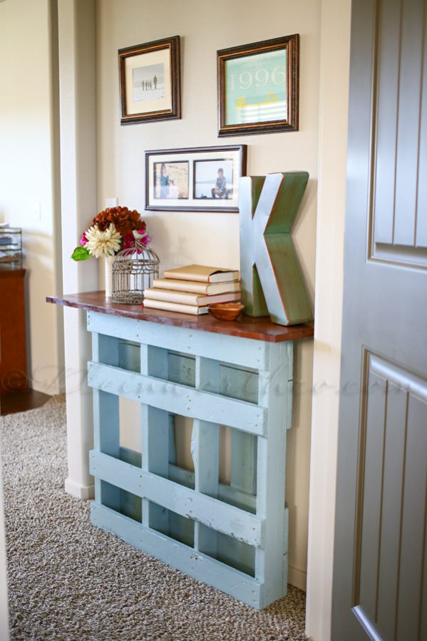 Pallet Console Table.