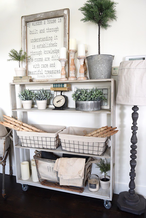 Rolling bookshelves look really beautiful.