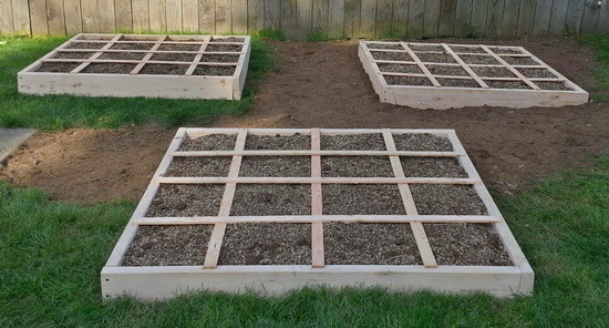The Square Foot Garden Bed.