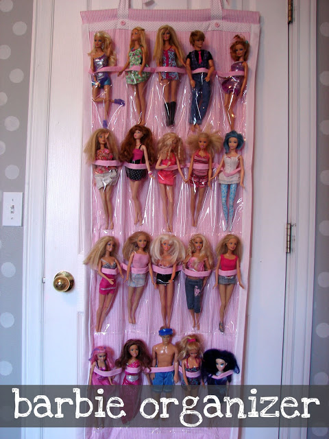 Barbie organizer.