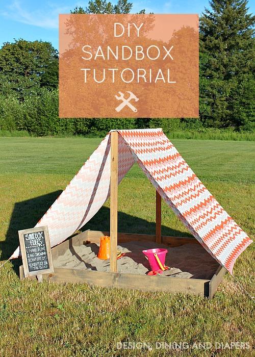 DIY Sandbox Tutorial with Cover.