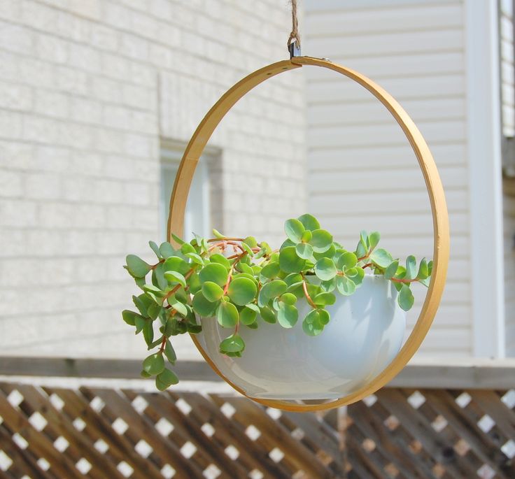 Pretty hanging planter.