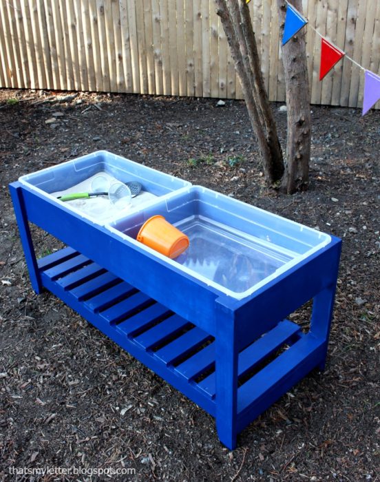 Sand and Water Table.