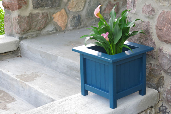 Square Beadboard Garden Planter.