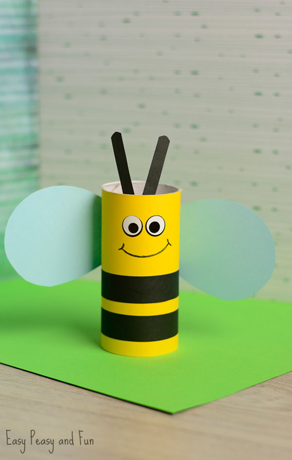 Toilet Paper Roll Bee.