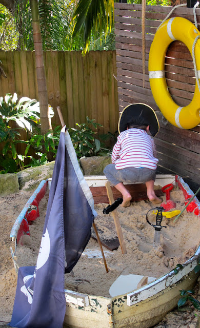 Turn an Old Boat Into a Sandbox.