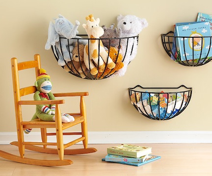 Wall Mount baskets.