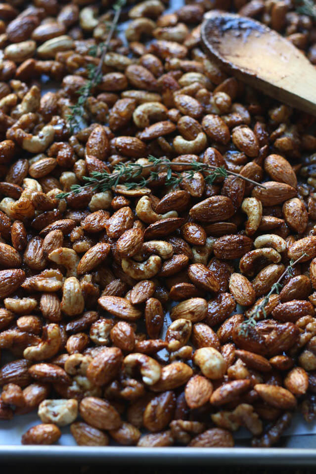 Balsamic Spiced Mixed Nuts.