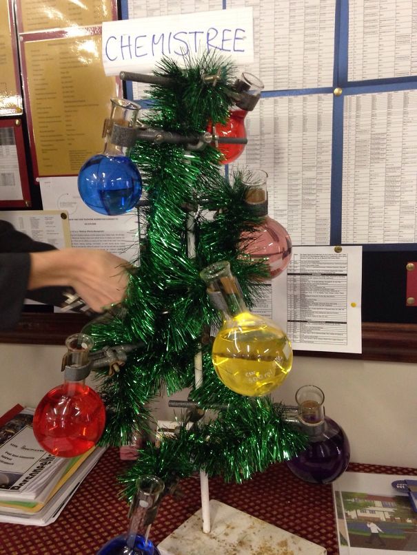 Chemistry Teacher’s Christmas Tree.
