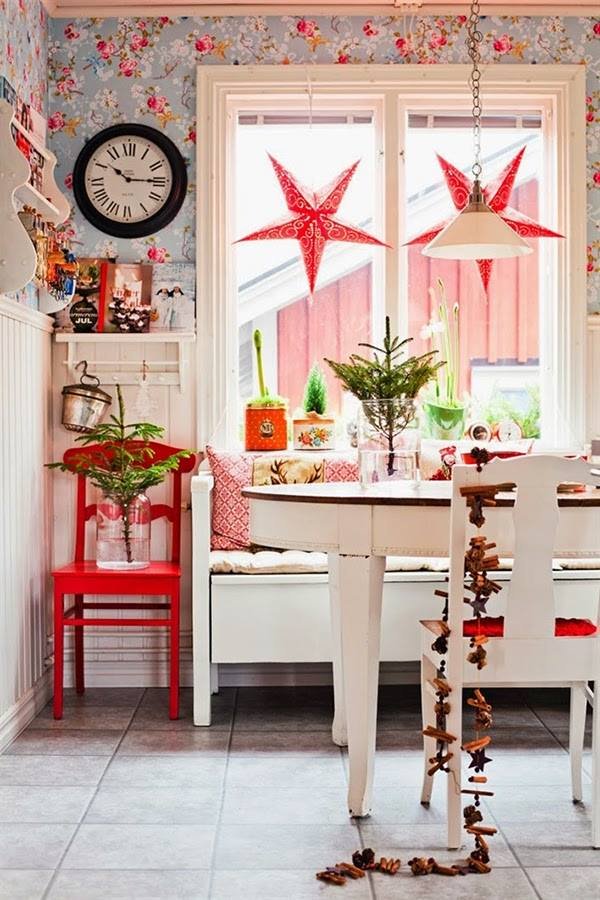 Colourful Scandinavian Christmas Style.