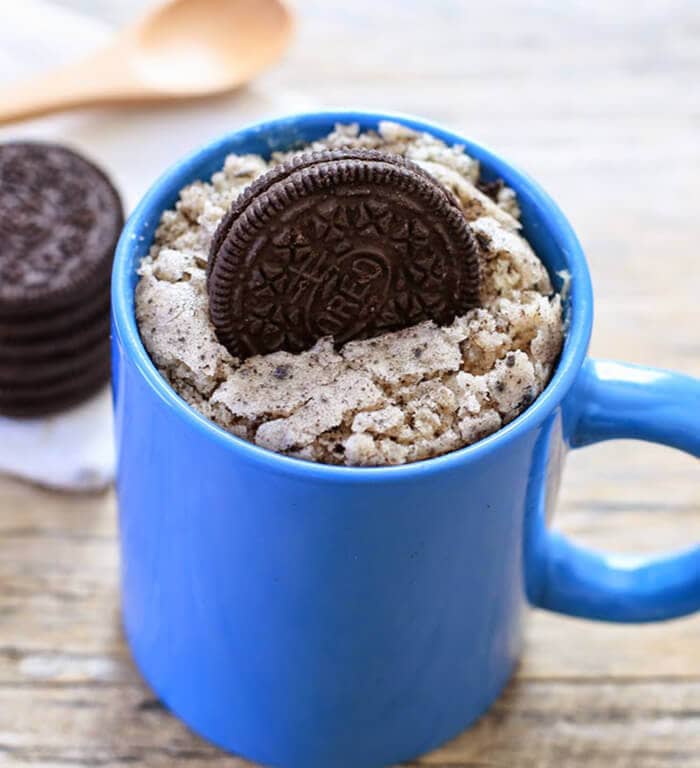 Cookies N’ Cream Mug Cake.