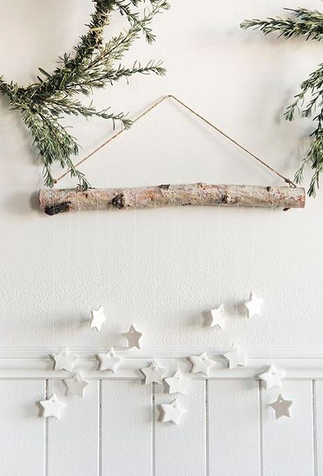 DIY Tiny Star Wall Hanging + Scandinavian Gatherings book.