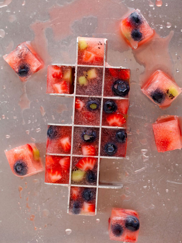 Flavored Ice Cubes from Spoon Fork Bacon