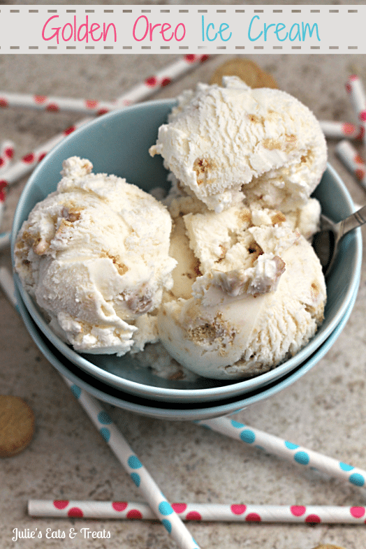 Golden Oreo Ice Cream by Julie’s Eats and Treats