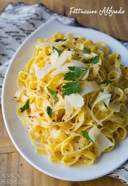 Holiday Fettuccine Alfredo