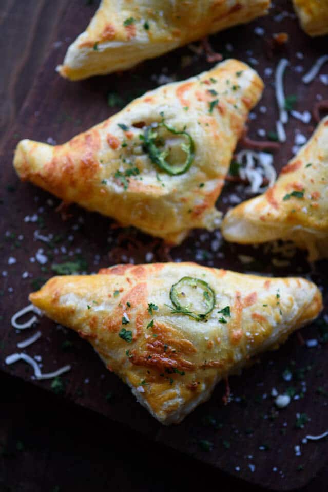 Jalapeno popper turnovers.