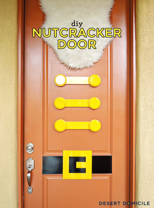 Nut Cracker Christmas Door.