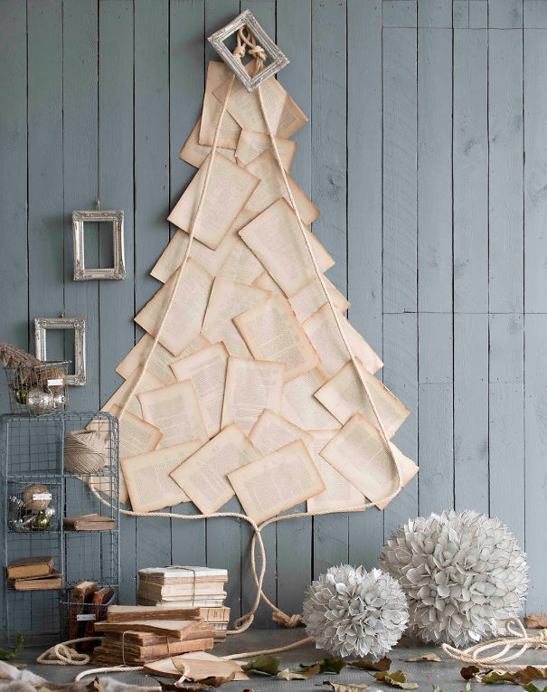 Old Paper Christmas Tree.