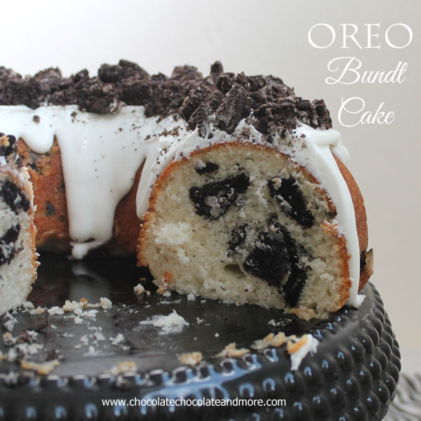Oreo Cookies and Cream Bundt Cake by Chocolate, Chocolate and More