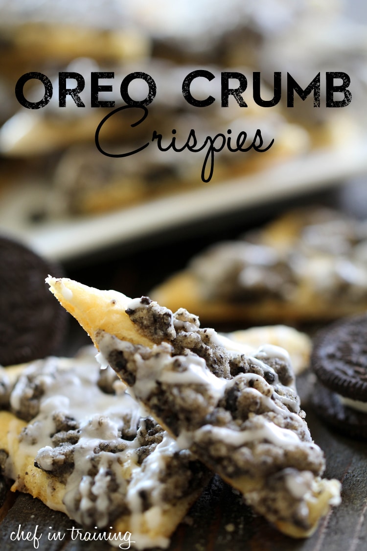 Oreo Crumb Crispies by Chef in Training