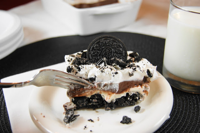 Oreo Icebox Dessert by The Kitchen is my Playground