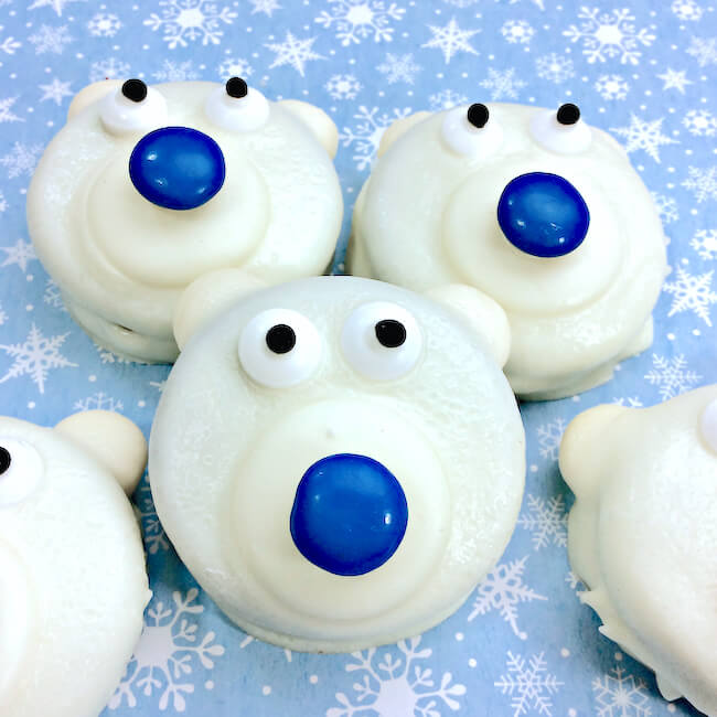 Oreo Polar Bear Cookies