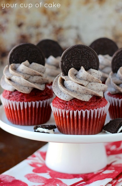 Oreo Red Velvet Cupcakes by Your Cup of Cake