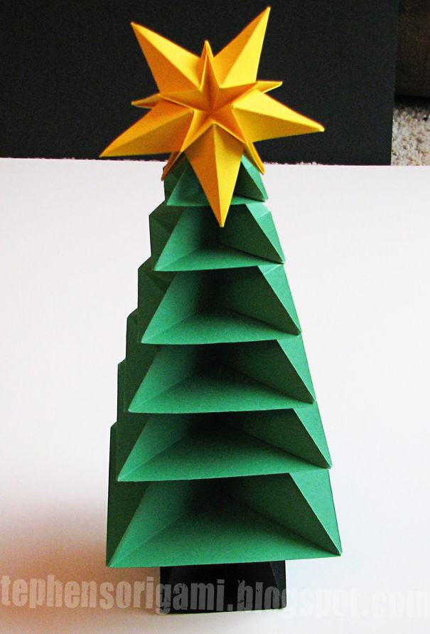 Origami Christmas Tree.