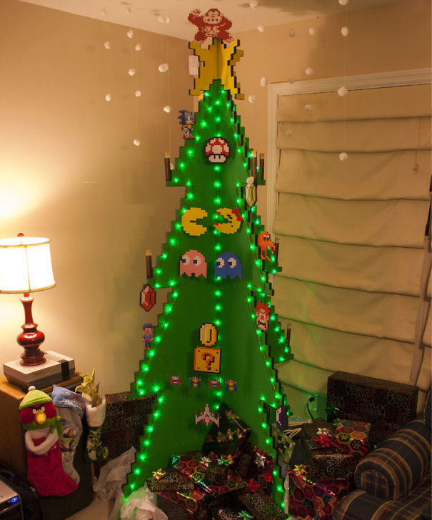 Pac Man Christmas Tree.