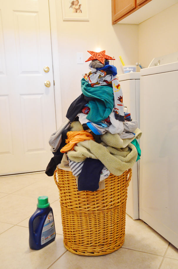 Queenie’s Laundry Christmas Tree.