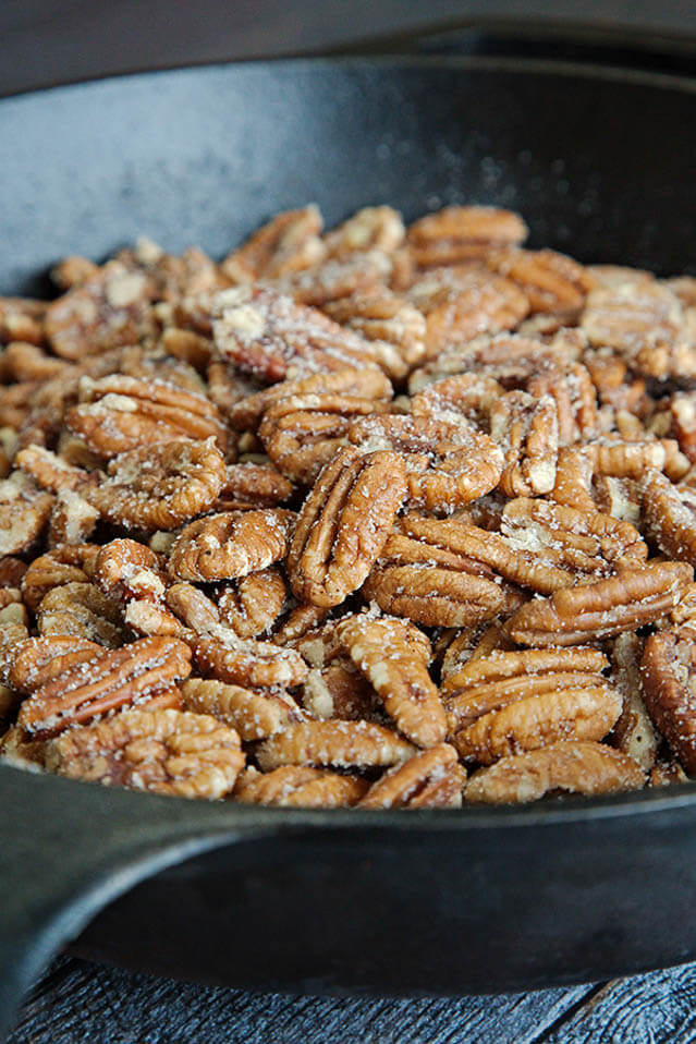 Quick & Easy Sugar Coated Pecans.