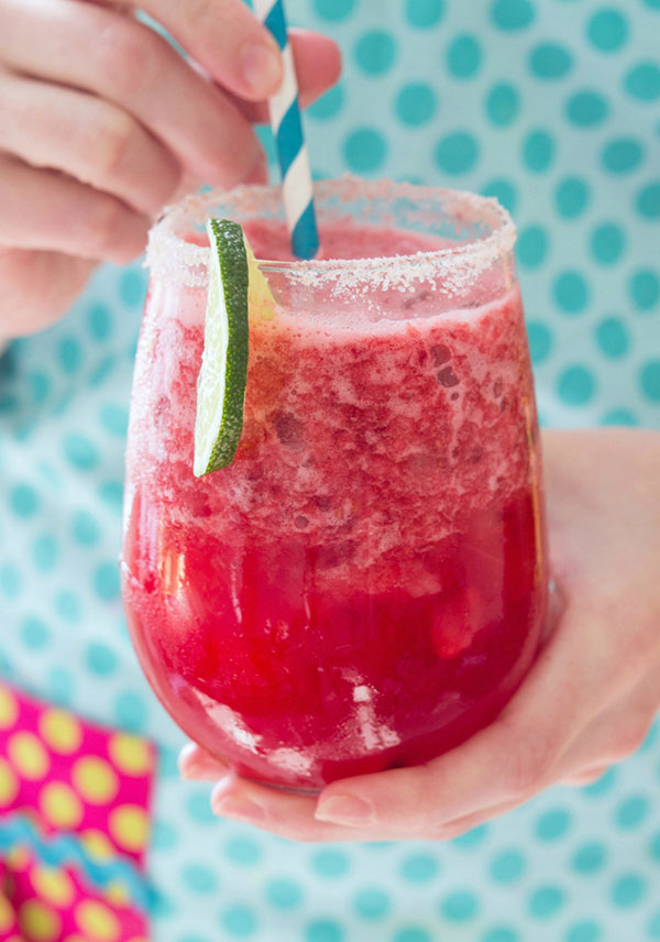 Raspberry Limeade Slush from Chelsea’s Messy Apron