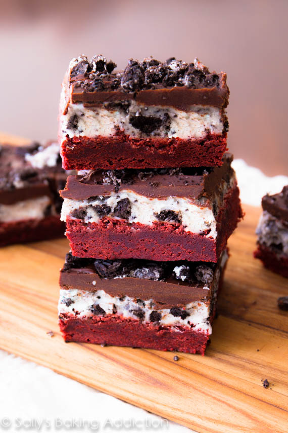 Red Velvet Oreo Brownies by Sally’s Baking Addiction