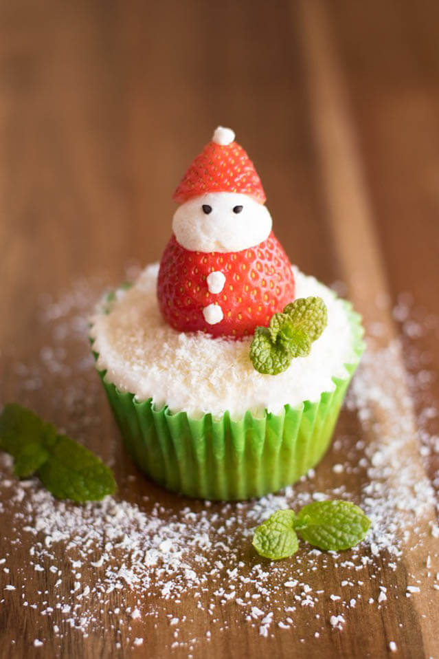 Santa Cupcakes are as cute as they are tasty!