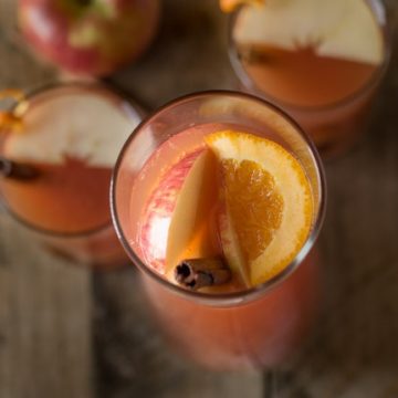 Sparkling Apple Punch from Culinary Ginger