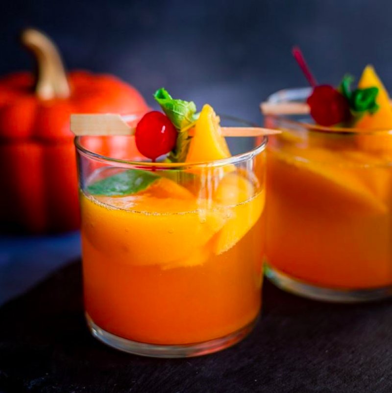 Sparkling Pumpkin Pie Mocktail