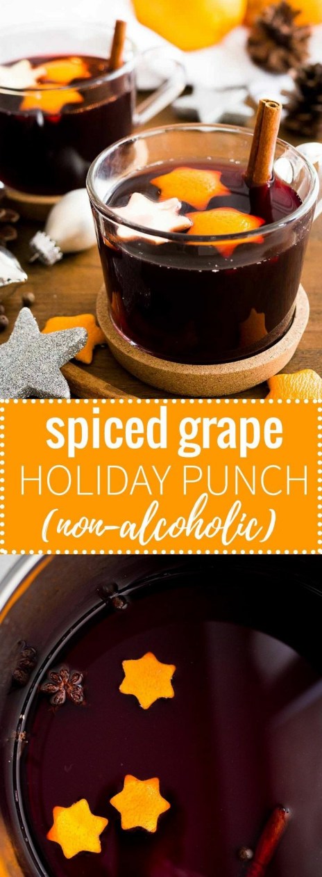 Spiced Grape Holiday Punch