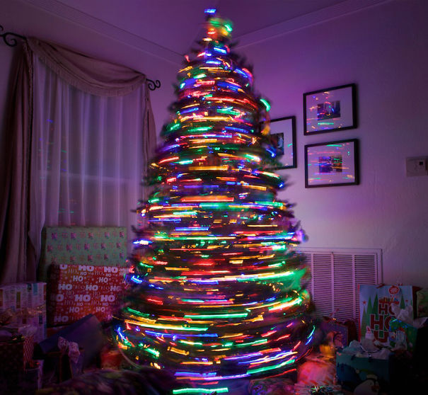Spinning Christmas Tree.