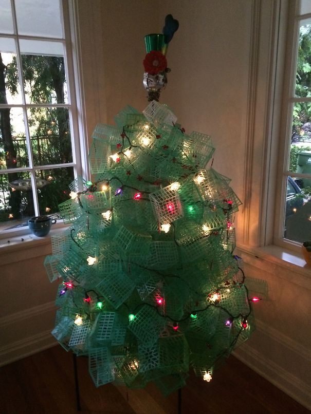 Strawberry Baskets Christmas Tree