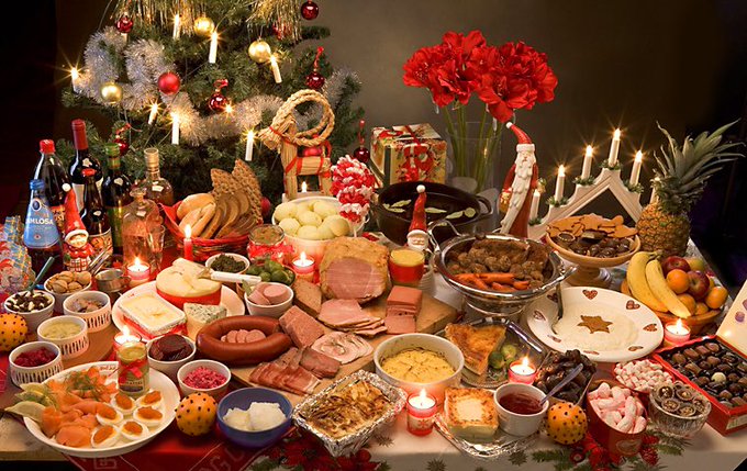 The best part of Christmas is the Swedish Julbord.