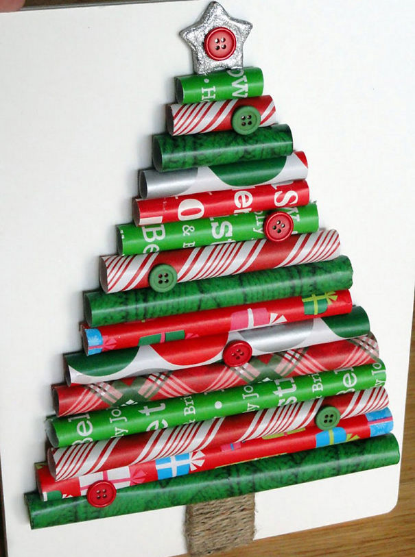 Wrapping Paper Christmas Tree.