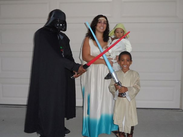 Darth, Padme, Yoda & Luke.