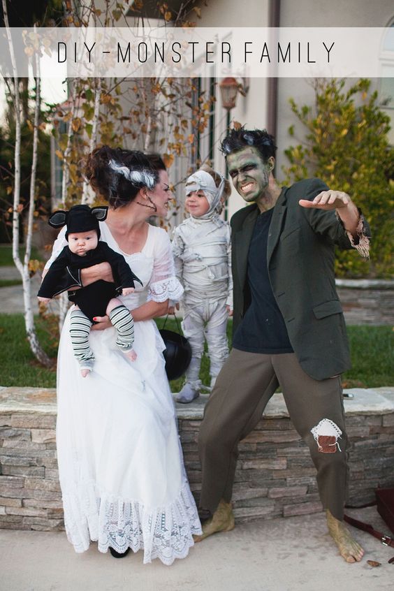 Family Monster Costumes.