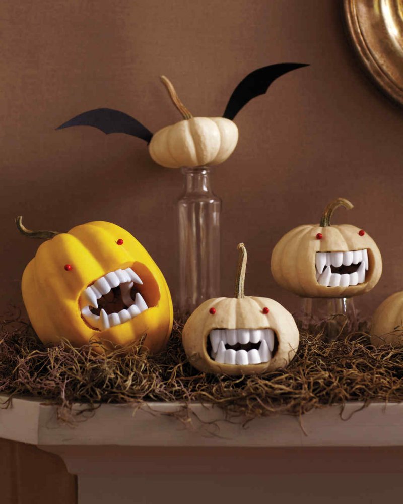 Fanged Pumpkins from Martha Stewart