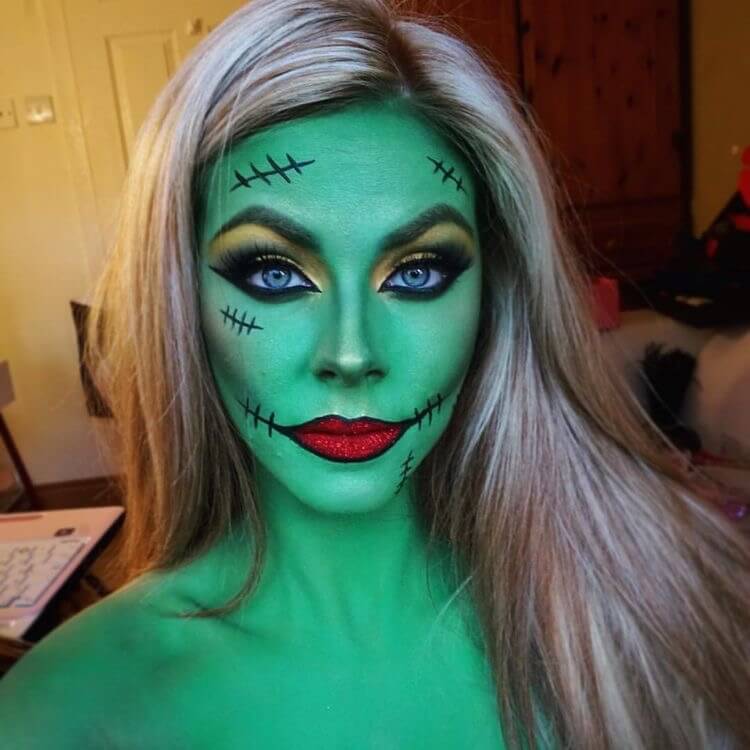 Frankenstein Bride Makeup.