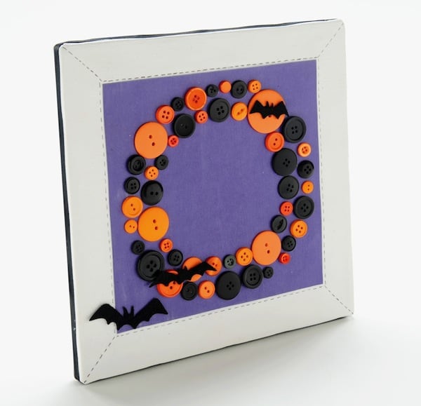 Halloween Button Canvas