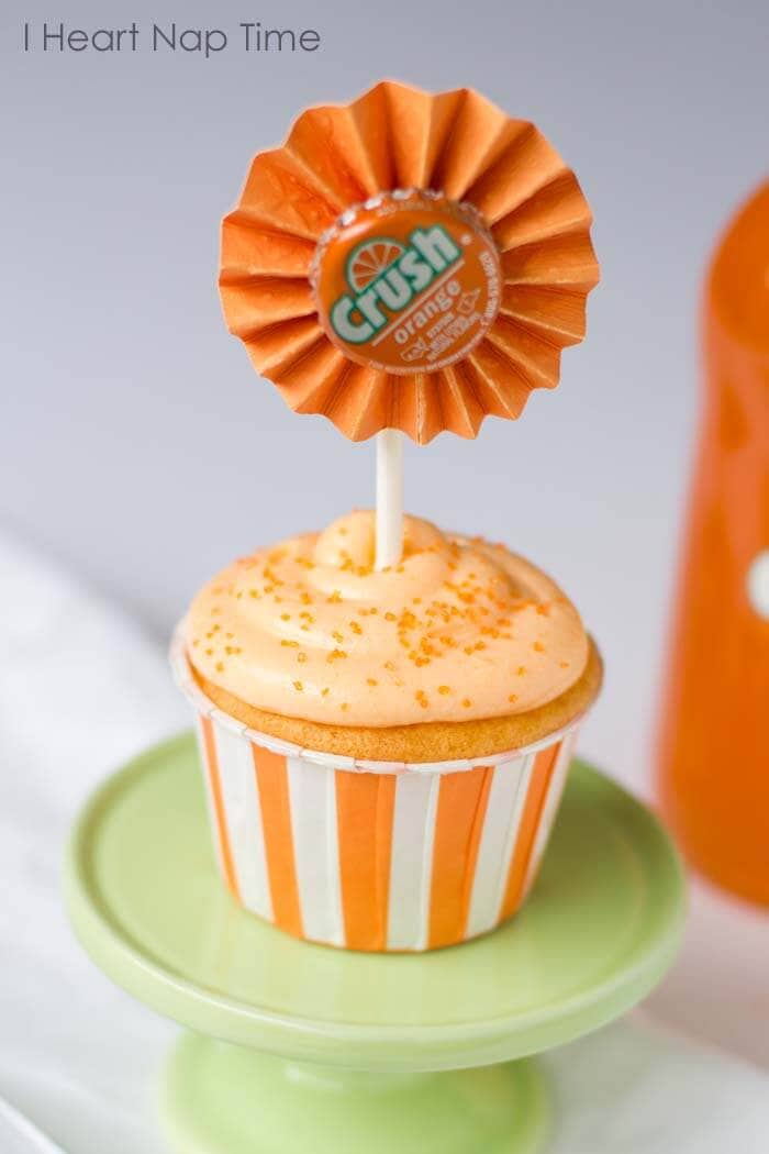 Orange cupcakes